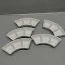 DELLING Ceramic Dipping Sauce Bowls Set - 3 Oz Dipping Dishes- Small Bowls for Sushi, BBQ or Fondue - Great for Different Sauce and Dip, Set of 5