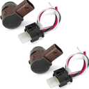 2X Bumper PDC Parking Sensor & Connector 66209274429 Replacement for Mini X1 X3 X5