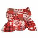 Christmas throw blanket, red, (50 x 60in)
