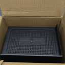 Bed Risers 4 Inch Heavy Duty,Oversized Couch Risers, Extra Wide Furniture Risers for Sofa Table Desk Headboard Chair Lifting,Rectangle Risering Blocks Support 6000 lbs(6 Pack Black)