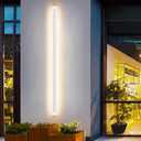 Aipsun Porch Wall Lights 59inch Long Strip Modern Outdoor Wall Light Fixture, White Wall Mount Lighting Sconce Exterior Lights Wall Sconce 3000K for House Living Room Corridor(1 Pack)