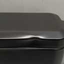 Homie Soft Close, Slim Trash Can 1.6 Gallon with Anti - Bag Slip Liner and Lid, Use as Mini Garbage Basket, Slim Dust Bin, or Decor in Bathroom, Restroom, Kitchen, or Bedroom (Matte Black)