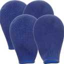 Dog Rain Boots Rubber Dog Boots, Rain Shoes Non-Slip Snow Dog Paw Booties Outdoor Footwear Breathable Walking Shoes Cover for Rainy Snow Day Dog Wellies (Blue-M)