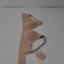 OEAK Womens Deep V Bras Wireless Comfortable Bra Supportive No Underwire Bras Tshirt Push Up Bralettes Plunge Seamless Bra (Large, Nude)