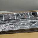 Superay 24 inch HIgh Full Bed Frame with Rounded Legs, Double Layer Design