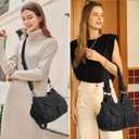 Angel Kiss Hobo Bags for Women Vegan Leather Shoulder Purses and Handbags Ladies Roomy Tote Bags Purse with Crossbody Strap
