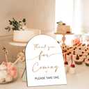 Thank You Sign for Guests, Bridal Shower Baby Shower Decoration Sign, Thank You for Coming Please Take One Sign, Wedding Shower Favors Sign, Birthday Party Decor Supplies, 9 * 11IN