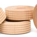 Mini Wood Wheels Treaded Style, 1-1/2 Inch Diameter, Pack of 50, for Crafts and DIY Car Models, by Woodpeckers