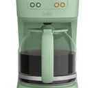 bella 12 Cup Programmable Coffee Marker, Reusable Dishwasher Safe Accessories, Easy LCD diaply, Auto Shutoff, 900 watt, Seaglass