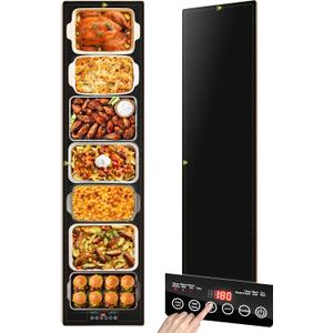 Electric Warming Trays for Buffets Party - 55x14 Inch Food Warmers, Buffet Servers and Warmers - Extra Large Hot Plate with Fast Heating & Adjustable Temp for Restaurants, Events