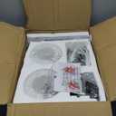 Black Pendant Lights Kitchen Island 2 Pack, Modern Milk Glass Hanging Light Fixtures with Rods, Mini Kitchen Pendant Lighting Over Island for Sink Bathroom, OS-YQ8153-2PBK