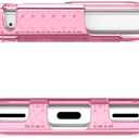 ITSKINS Spectrum R // Clear Compatible with Google Pixel 7a, Protective Phone Case, Anti-Yellowing, Shockproof Cover, and Military Grade Phone Case - Light Pink