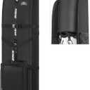 findway Golf Travel Bag for Airlines 900D Heavy Duty Oxford Golf Travel Case with Wheels, Golf Travel Cover with Club Protector Liner for Men Women (Black)