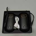 Electric Hand Warmers Rechargeable with Flashlight, LED Display, 17Hrs Warmth, Dual-Side 4 Levels Fast Heating Portable Pocket Heater for Hunting, Camping, Golf, Outdoor, Gifts for Women/Men