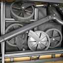Collapsible Wagon Cart Foldable Beach Wagon with All-Terrain Wheels - 380 LBS Heavy Duty Grocery Cart for Shopping, Beach, Camping, Sports, Garden (Black)