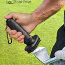 Golf Club Cleaner Brush and Towel, Golf Club Brush Groove Cleaner Magnetic, Golf Bag Accessories for Men Gifts
