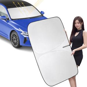 Car Windshield Sun Shade for Blocks UV Rays Sun Visor Protector, Front Window Sunshade Visor Compatible with KIA K5 Soul Sportage NQ5 Seltos Forte Optima Interior Accessories