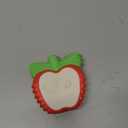 Infantino Lil' Nibblers Vibrating Apple Teether -Sensory Exploration and Teething Relief with Soothing Vibrations and Textures, Red Apple