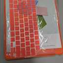 IBENZER Compatible with 2025 2024 2023 2022 MacBook Air 13 inch Case M4 A3240 M3 A3113 M2 A2681, Hardshell Case & KeyboardCover & ScreenFilm & Type-C for Mac Air 13.6, Coral Orange, AT13-KK-LCOR+2TC