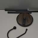 Walnut Wood Toilet Roll Paper Holder, Nordic Tissue Rack, Easy Install Roll Storage Rack for Toilet Bathroom Kitchen