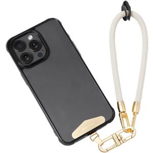 Multi-Use Cell Phone Wrist Strap for iPhone 16 Pro Max, Anti-Slip Wristlet with Secure Metal Clip&Tether for Samsung, Motorola, Pixel, Keys, AirPod and Other Mobile Devices | Thick Rope - 11.8 Inches