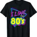 I Love The 80's I Love The 80s T-Shirt (Black, M)