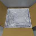 6 PCS Buffet Risers, Large Food Risers for Buffet Table, Display Stand Shelf for Party, Catering, Jewelry & Collectibles, White Acrylic Nesting Boxes for Food Display (10" 9" 8" 7" 6" 5")