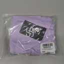 SUUKSESS Women Sexy Mesh Sheer Crop Tank Tops Sleeveless Ruched Going Out Tops (Medium, Purple)