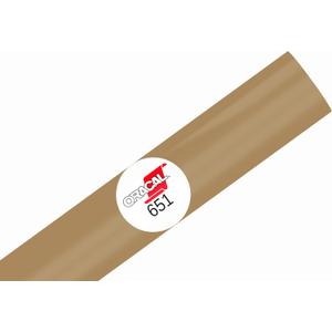 ORACAL 651 Glossy Permanent Vinyl 12 Inch x 10 Feet - Light Brown