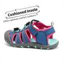 DREAM PAIRS Boys Girls Toddler 181105K Blue Fuchsia Mint Athletic Outdoor Summer Sandals Size 9 M US Toddler
