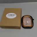 SIKOO Small Vintage Picture Frame 2.5x3.5 Antique Wallet Size Picture Frames Set Wall Mount and Tabletop Vintage Wall Decor Black and Brassy