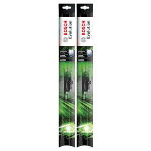 BOSCH EVO13 and EVO24 Evolution Beam Wiper Blade; 13", 24" - Single (Pack of 2)