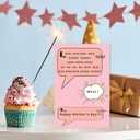 2 x Funny Mother's Day Card, Mom Mommy Mama Mama Mommy, Humorous Gift from Daughter or Son (#85)