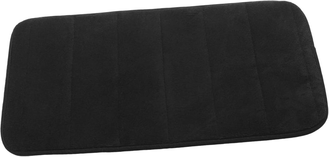 Thick Fleece Carpet Bath Mat Front Door Rug Indoor Door Mats Memory Foam Vertical Stripe Soft Comfortable Bath Rug