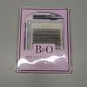 B&Q Lash Clusters Kit 280PCS Eyelash Clusters Kit,30D 40D D 9-16MIX Individual Lash Comfortable Eyelash Extension Set, Classic Look with Bond and Seal Waterproof, Remover DIY at Home(Set,30D+40D)