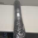 OLANLY Indoor Outdoor Mat, Sturdy Natural Rubber Floor Mat, Non Slip Low Profile Waterproof Doormat, and Stain Front Door Mats, Easy Clean Patio Entrance Mat, 48''x32'', Black