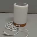 Table Lamp, Touch Sensor Bedside Lamps, Dimmable Warm White & Color Changing RGB Light for Bedroom,Living Room Gift Pack for Mom, Fathers Day and Other Holiday Use (Taller Size)