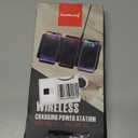 ZealSound Triple Wireless Charger,Charging Pad,Ultra Slim Fast 3x10W Charger Station for Multiple 3 Devices New Airpods Samsung Earbuds Mat Dock W/AC Adapter for All Wireless Charging Phones (Gray)