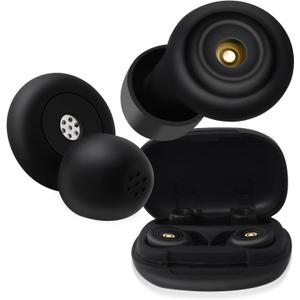 SilentNest Pro Noise Cancelling Sleeping Earplugs  Up to 50dB Enhanced Noise Reduction, Hearing Protection Earplugs for Side Sleepers & Noise Sensitivity | 10 Ear Tips & Travel Case