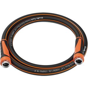 Giraffe Tools Garden Hose 5/8", Water Hose Heavy Duty, Flexible, Lightweight Hybrid Hose with Swivel Handle, 5ft Female to Female Fittings, Burst 600 PSI, Short Leader Hose