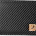 Lanyani RFID Wallets Bifold Simple (A-A-Carbon Fiber Black)