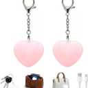 Rechargeable Purse Light Handbag Light,Love Wallet Tote Bag Touch Sensing Night Lights for Inside Purse, Heart Purses Lights Keychain,Rechargeable LED Automatic Glow Lamp for Valentine (2PC)