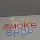 Smoke Shop Neon Sign for Business Advertising,Smoking Lounge,Man Cave Light,Home Bar or Garage Decor,Vibes Lights for Pub,Party.5V USB.