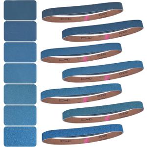 1x30 Inch Sanding Belts 21 Pcs 7 Grits Sizes (3 Each of 40/60/80/120/150/240/400 Grits) Heavy Duty Belt Sander Zirconia Belt Sander Paper for Wood, Metal, Stainless Steel, Cars, and Furniture