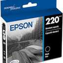 EPSON 220 DURABrite Ultra Ink Standard Capacity Black Cartridge (T220120-S) Works with WorkForce WF-2630, WF-2650, WF-2660, WF-2750, WF-2760, Expression XP-320, XP-420, XP-424