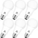 Energetic 6-Pack 100 Watt LED Bulb Daylight 5000K, Dimmable, 1500 Lumens 12.5W, E26 Medium Base, 15000 Hrs, ETL Listed
