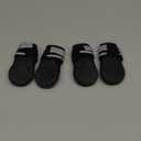 QUMY Dog Shoes for Large Dogs, Medium Dog Boots & Paw Protectors for Winter Snowy Day, Summer Hot Pavement, Water-Resistant in Rainy Weather, Outdoor Walking, Indoor Hardfloors Skid-Resistant Sole (Size 2: 1.9''x2.4''(W*L) (Pack of 4))