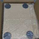 TNELTUEB 4 Pack Dog Ramps for Stairs, Adjustable Stair ramp for Dogs ,Portable Dog Stairs with Mat for Small Dogs and Cats, Non-Slip Pet Steps for Elderly or Injured Pets