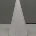 Holibanna Foam Cone Polystyrene Cone Shapes White Christmas Tree Crafts Table Centerpiece Props 1pc 13.6 X 7.7 Inch