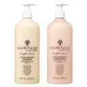 Hairitage Biotin Shampoo and Conditioner Set - Sulfate Free + Paraben Free, Color Safe, with Castor Oil for Anti-Frizz, Volume + Moisture for Women, Hydrating Repair Shampoo Conditioner
